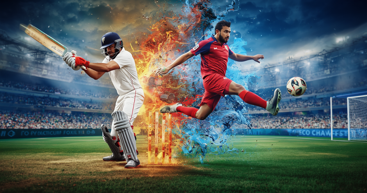 CRICKET FOOTBALL COMPARISON